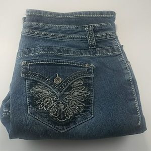 Nine West Date Night Fit Blue Jeans